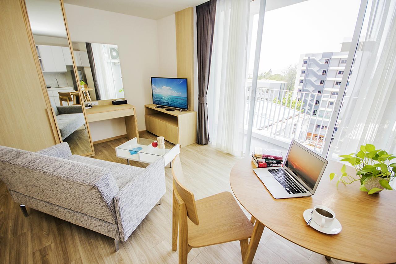 Karin Hotel & Service Apartment - Sha Extra Plus Si Racha Exteriér fotografie